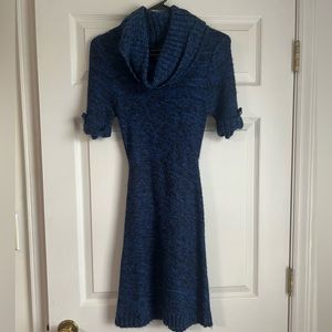 Sweater Project size small blue sweater dress
